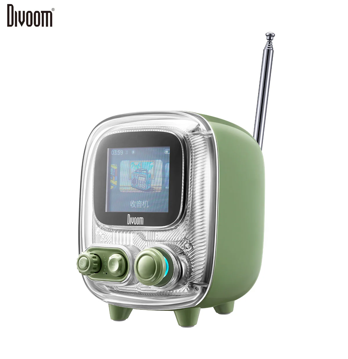Divoom Tiivoo-2 FM Radio Bluetooth Speaker With Alarm Clock And Upload Photos,Pixel Art Retro Mini Small Cute Wireless Speaker For Party Office Home Desk Bedroom - Image 16