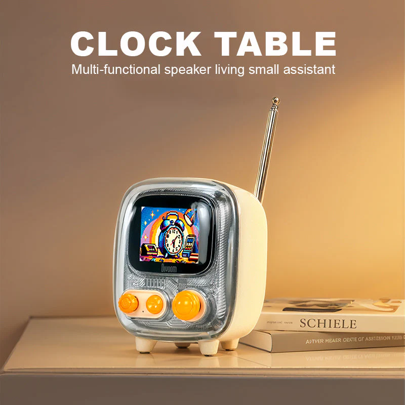 Divoom Tiivoo-2 FM Radio Bluetooth Speaker With Alarm Clock And Upload Photos,Pixel Art Retro Mini Small Cute Wireless Speaker For Party Office Home Desk Bedroom - Image 8