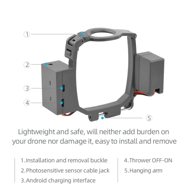 DJI Mavic 2 Pro & Zoom Airdrop System Drone Thrower - Image 5