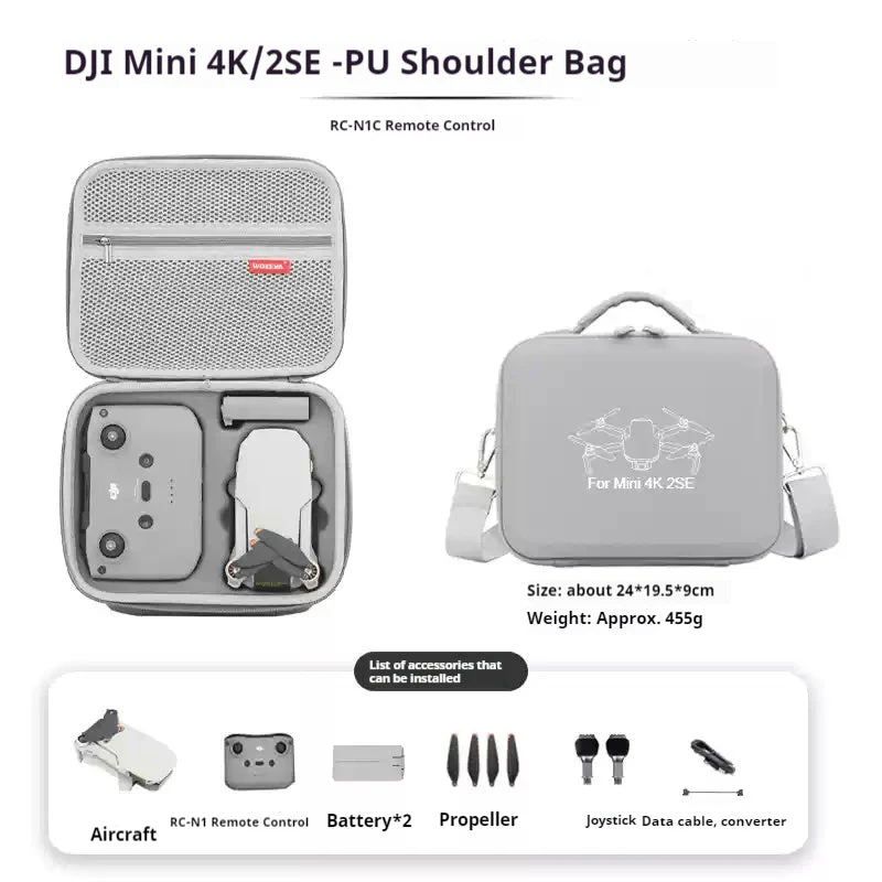 DJI Mini 3/4 Pro/2 SE Storage Bag Portable Case - Image 7