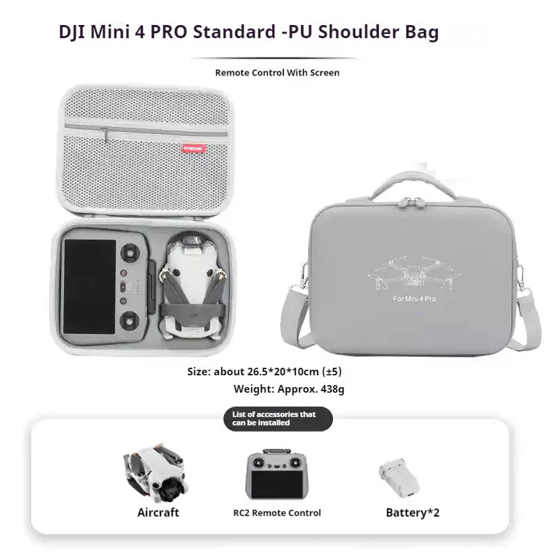 DJI Mini 3/4 Pro/2 SE Storage Bag Portable Case - Image 9