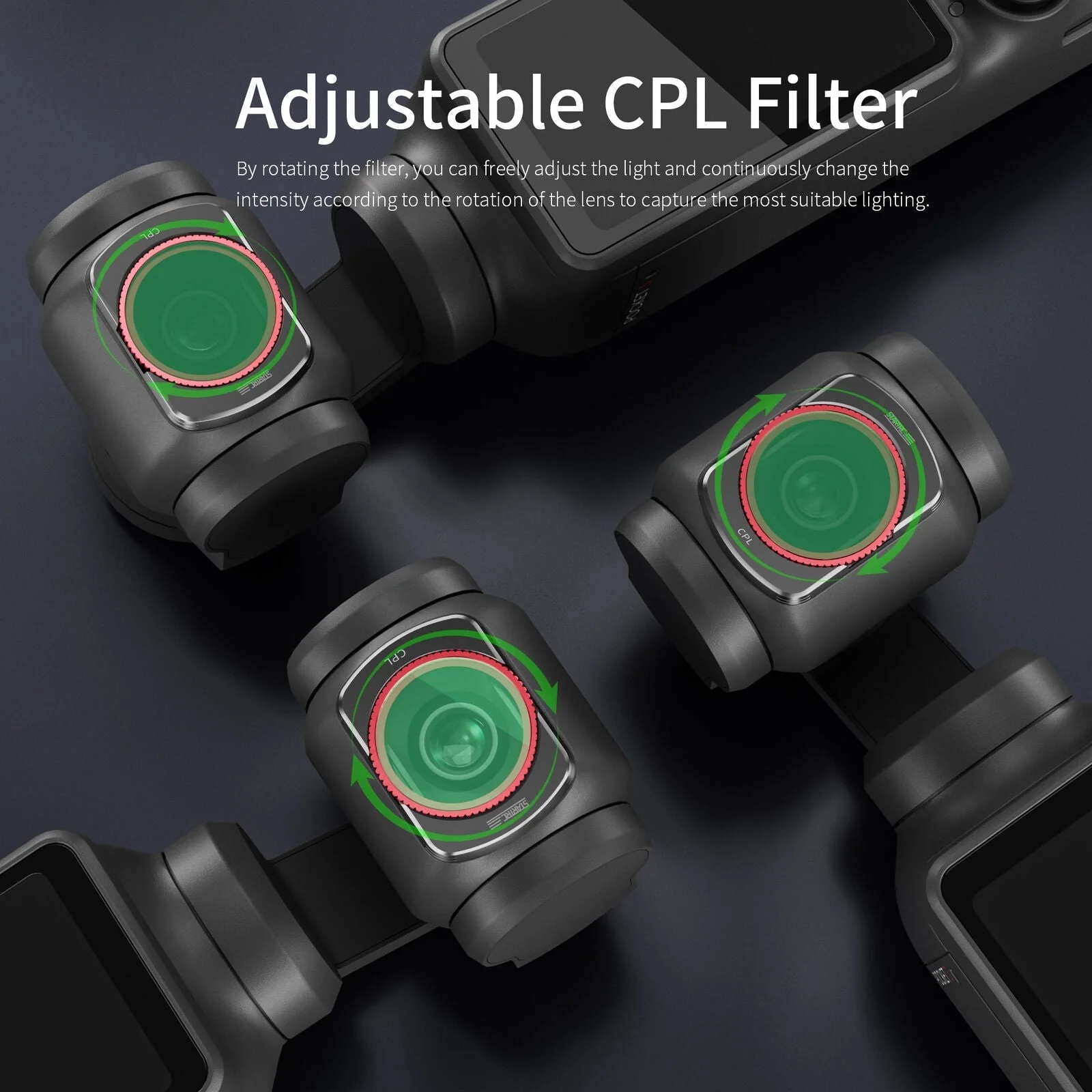 DJI Osmo Pocket 3 Magnetic ND Filters Set 6 PCS - STARTRC - Image 4