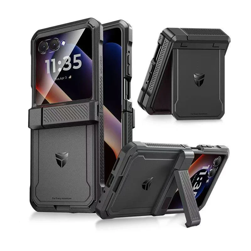 [Dual Kickstands] Motorola Moto Razr 60 - Dexnor Military-Grade Magnetic Case With Shockproof Hinge Cover - Image 4