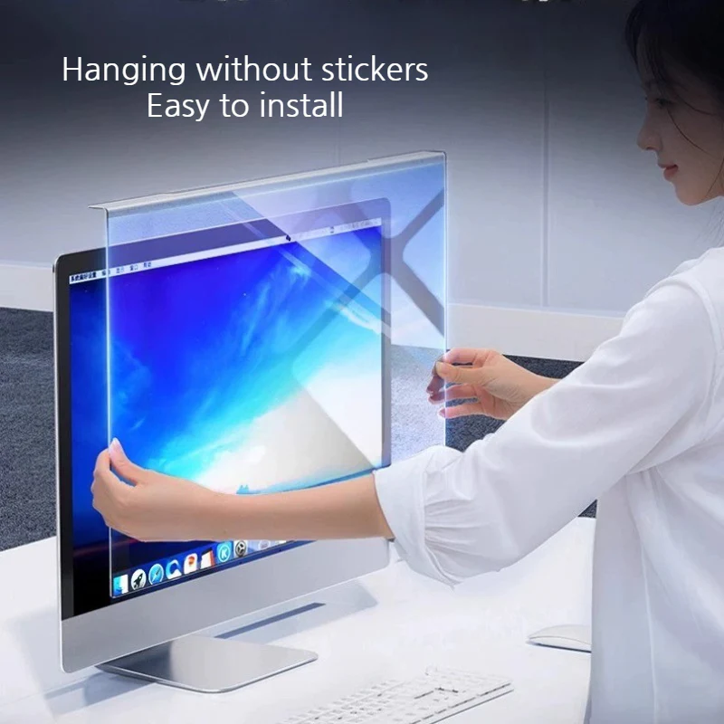 [Eyecare] Hanging 27-inch 27“ Anti-Blue Light Computer Monitor Screen Protector for iMac, Lenovo, Acer, Dell, Gigabyte, BenQ, HP & Asus - Image 2