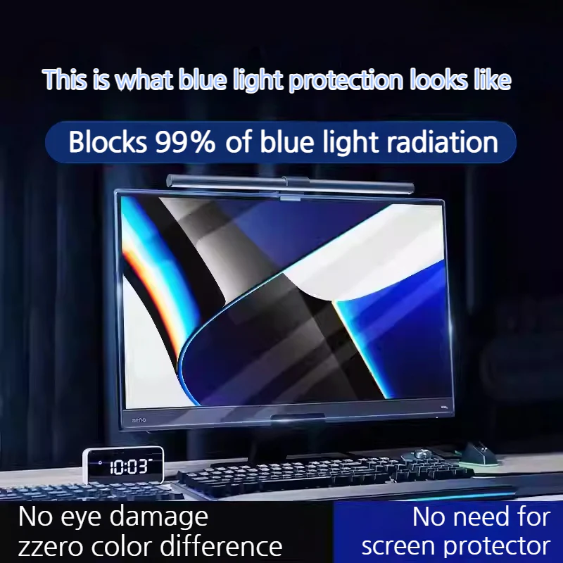 [Eyecare] Hanging 27-inch 27“ Anti-Blue Light Computer Monitor Screen Protector for iMac, Lenovo, Acer, Dell, Gigabyte, BenQ, HP & Asus - Image 5