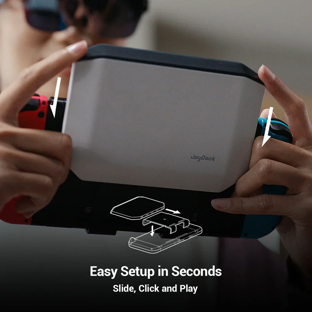 [FFalcon RayNeo AR Glass Air 3 + JoyDock] Nintendo Switch Portable Pocket 201" 120Hz Miro-OLED AR VR XR Glass Wearable Monitor - Image 4