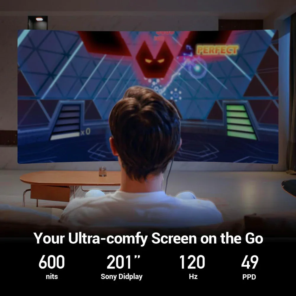 [FFalcon RayNeo AR Glass Air 3 + JoyDock] Nintendo Switch Portable Pocket 201" 120Hz Miro-OLED AR VR XR Glass Wearable Monitor - Image 7