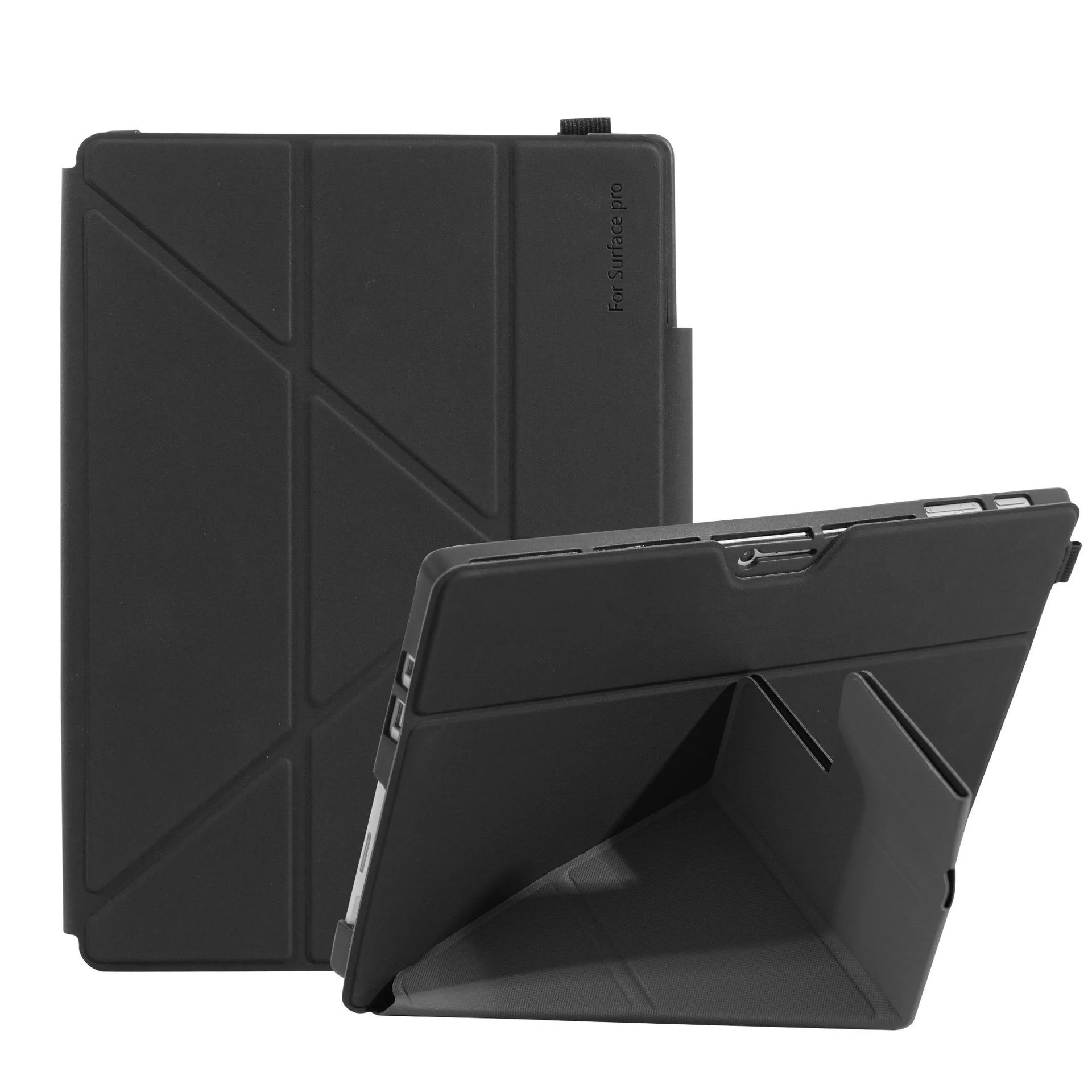 [Foldable] Microsoft Surface Pro 4/5/6/7 - Business Full Coverage Magnetic Flip Leather Case - Image 5