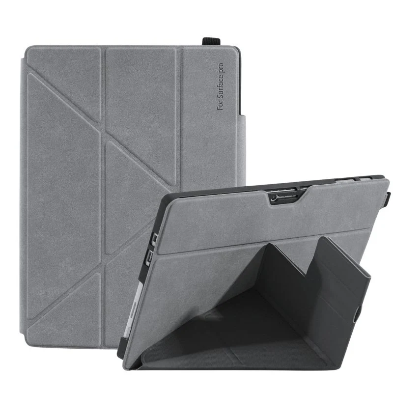 [Foldable] Microsoft Surface Pro 4/5/6/7 - Business Full Coverage Magnetic Flip Leather Case - Image 2