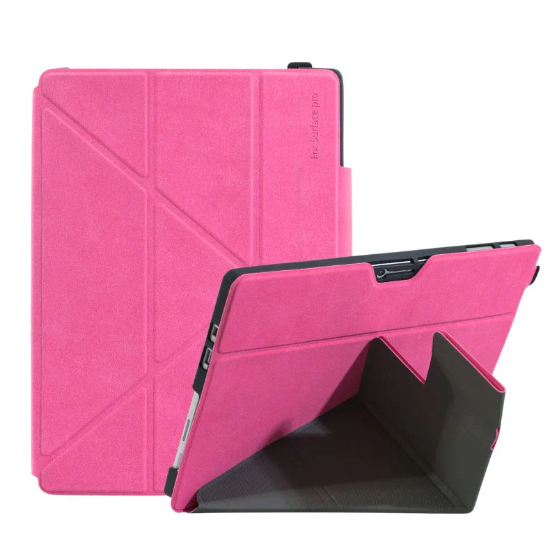 [Foldable] Microsoft Surface Pro 4/5/6/7 - Business Full Coverage Magnetic Flip Leather Case - Image 3