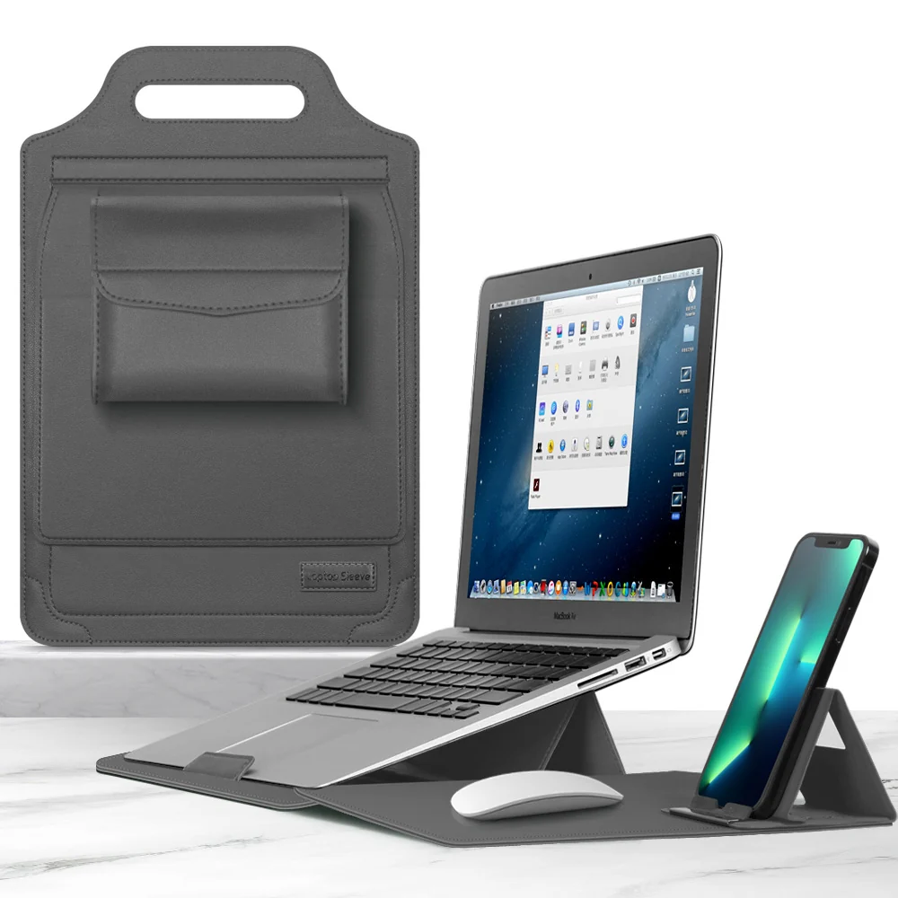 For MacBook 13" & 14" - Portable Laptop Stand Storage Case - Image 5