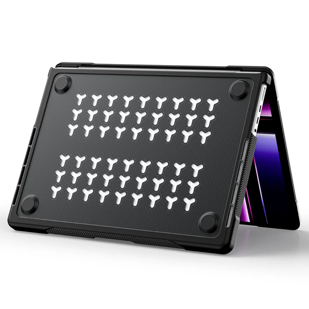 For MacBook Pro 14.2" (A2442/A2779/A2918/A2992) - Dot Translucent Laptop Protective Case - Image 6