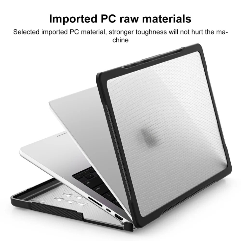 For MacBook Pro 14.2" (A2442/A2779/A2918/A2992) - Dot Translucent Laptop Protective Case - Image 8