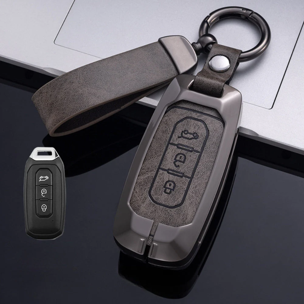 Ford Zinc Alloy Leather Folding Car Key Fob Case Cover For Ranger, Mustang, Everest, Escape, Puma, Transit, Focus, Fiesta, Ranger Raptor, Mondeo - Image 31