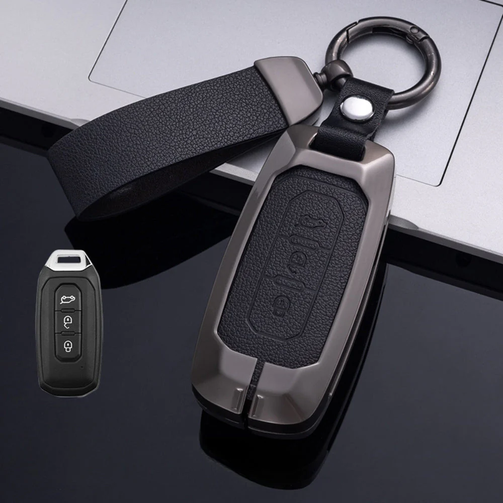 Ford Zinc Alloy Leather Folding Car Key Fob Case Cover For Ranger, Mustang, Everest, Escape, Puma, Transit, Focus, Fiesta, Ranger Raptor, Mondeo - Image 33