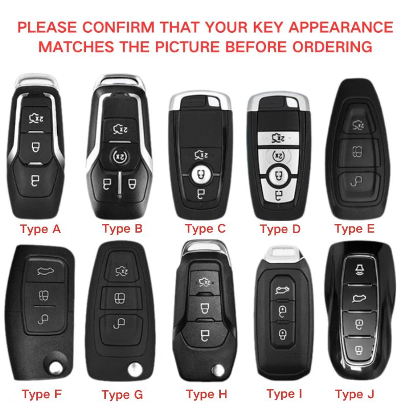 Ford Zinc Alloy Leather Folding Car Key Fob Case Cover For Ranger, Mustang, Everest, Escape, Puma, Transit, Focus, Fiesta, Ranger Raptor, Mondeo - Image 8