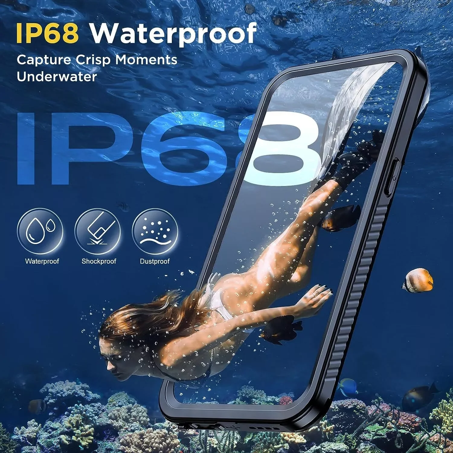 [FS Series] Apple iPhone 15 / 15 Plus - Redpepper Full Covered Waterproof Heavy Duty Tough Armor Case - Image 3