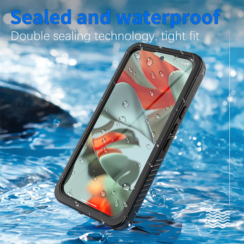 [FS Series] Google Pixel 9a - Redpepper Full Covered Waterproof Heavy Duty Tough Armor Case - Image 5