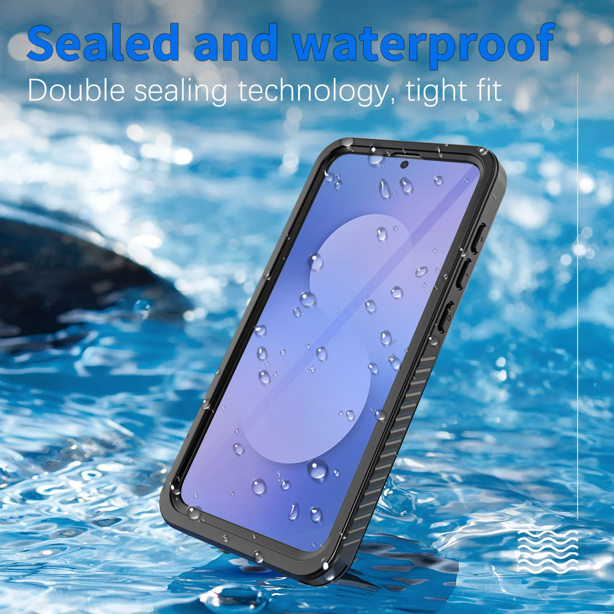 [FS Series][Magsafe Compatible]  Samsung Galaxy S25 FE S731 - Redpepper Full Covered Waterproof Heavy Duty Tough Armor Shockproof Case - Image 4