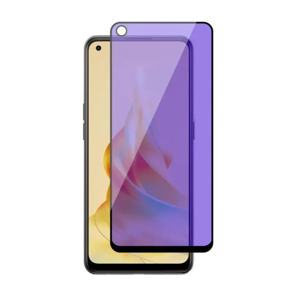 [Full Covered][Eyecare] OPPO Reno8 T 4G (CPH2481) - 9H Hardness Anti-Blue Light Tempered Glass Screen Protector