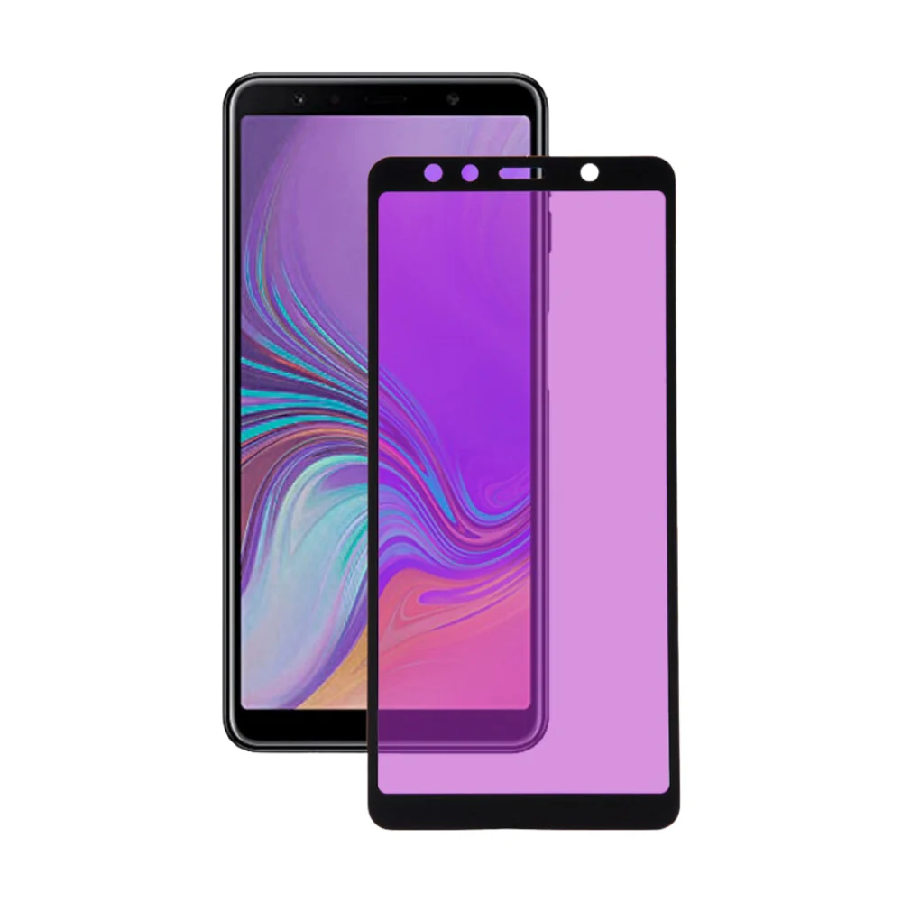 [Full Covered][Eyecare] Samsung Galaxy A7 2018 (A750) - 9H Hardness Anti-Blue Light Tempered Glass Screen Protector