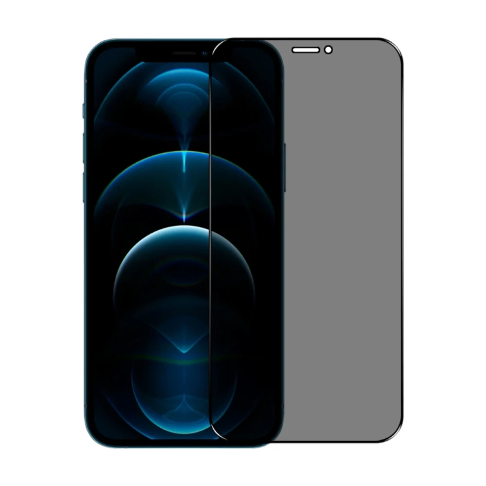 [Full Covered][Privacy] iPhone 12/Pro/Max - 9H Hardness Anti-Spy Tempered Glass Screen Protector