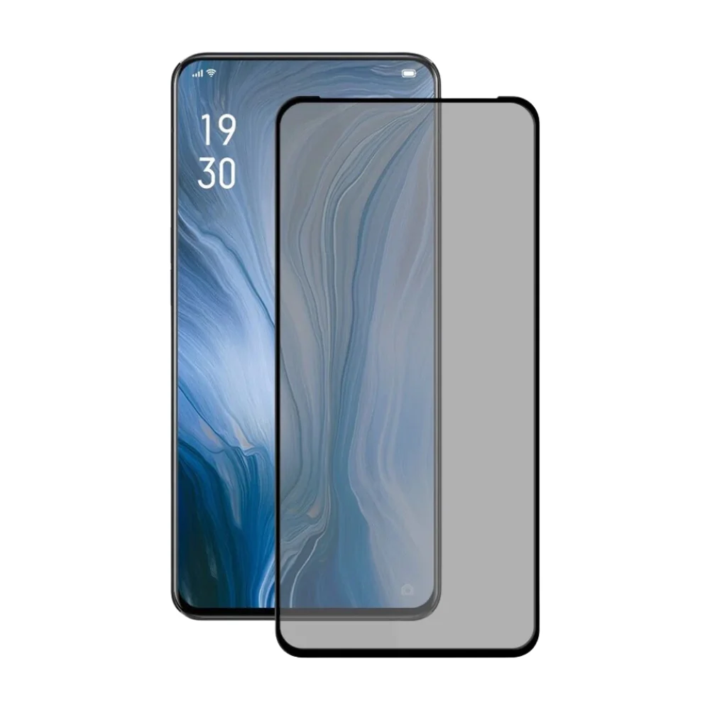 [Full Covered] [Privacy] OPPO Reno 10x Zoom / Reno 5G - 9H Hardness Anti-Spy Tempered Glass Screen Protector