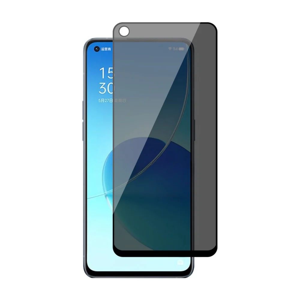 [Full Covered] [Privacy] OPPO Reno6 5G (CPH2251) - 9H Hardness Anti-Spy Tempered Glass Screen Protector