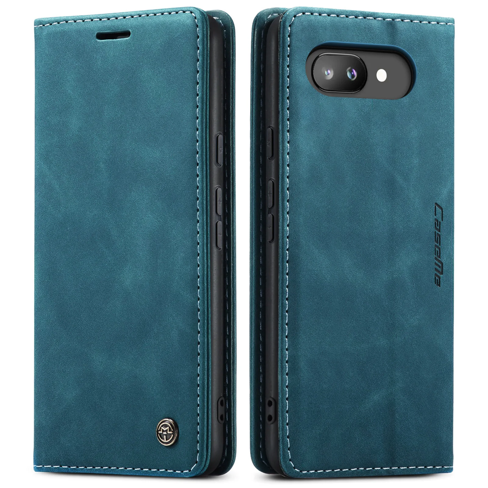 Google Pixel 10a Retro PU Leather Full Protection Flip Cover Case