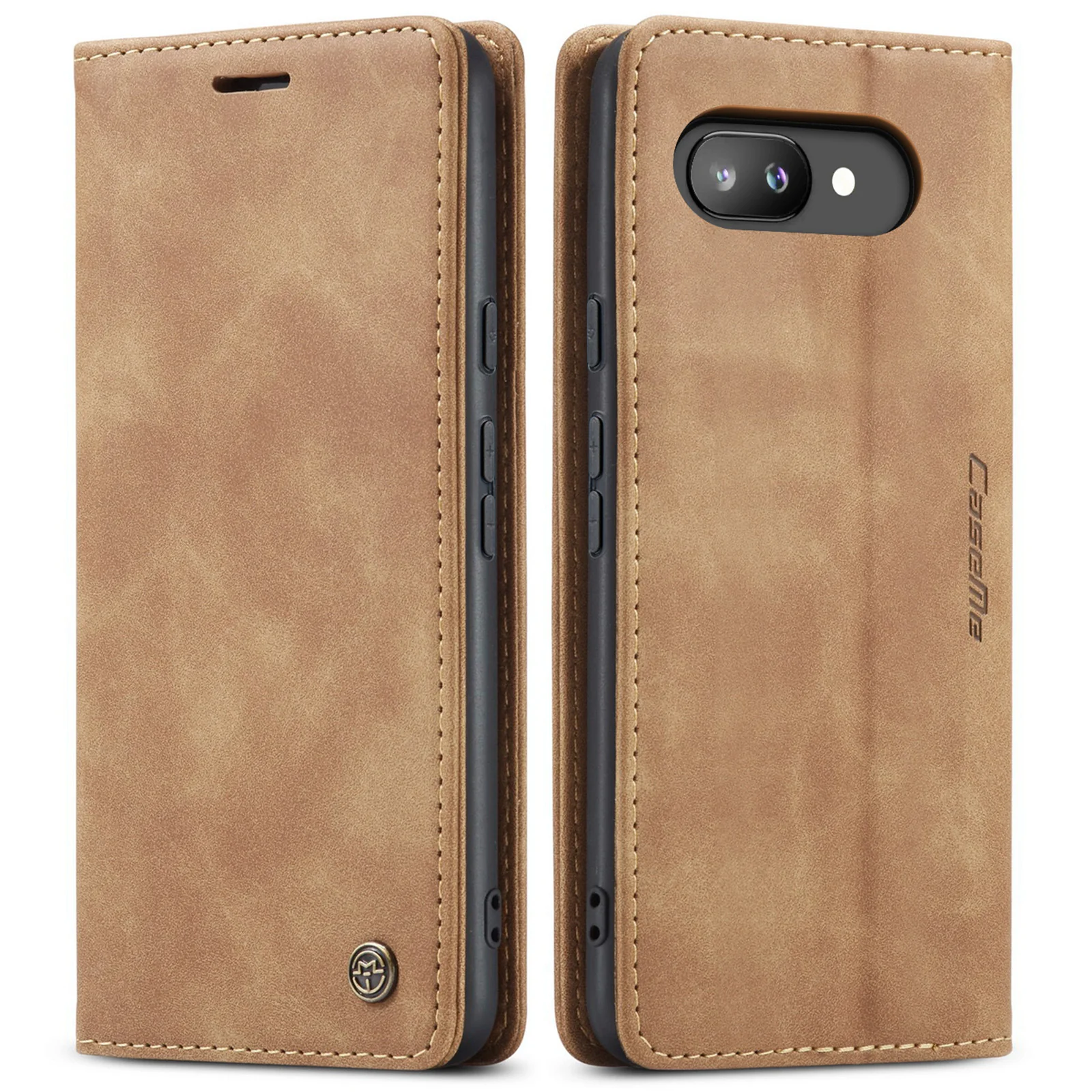 Google Pixel 10a Retro PU Leather Full Protection Flip Cover Case - Image 12
