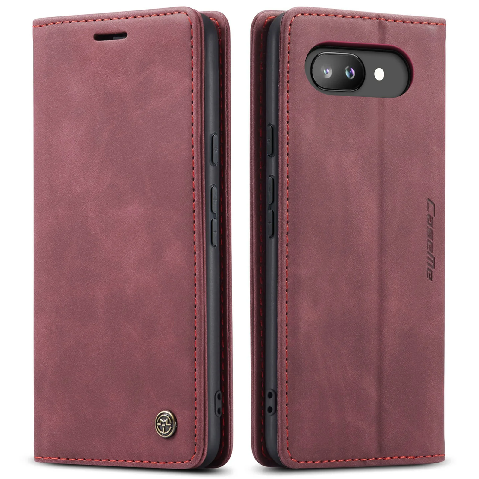 Google Pixel 10a Retro PU Leather Full Protection Flip Cover Case - Image 13