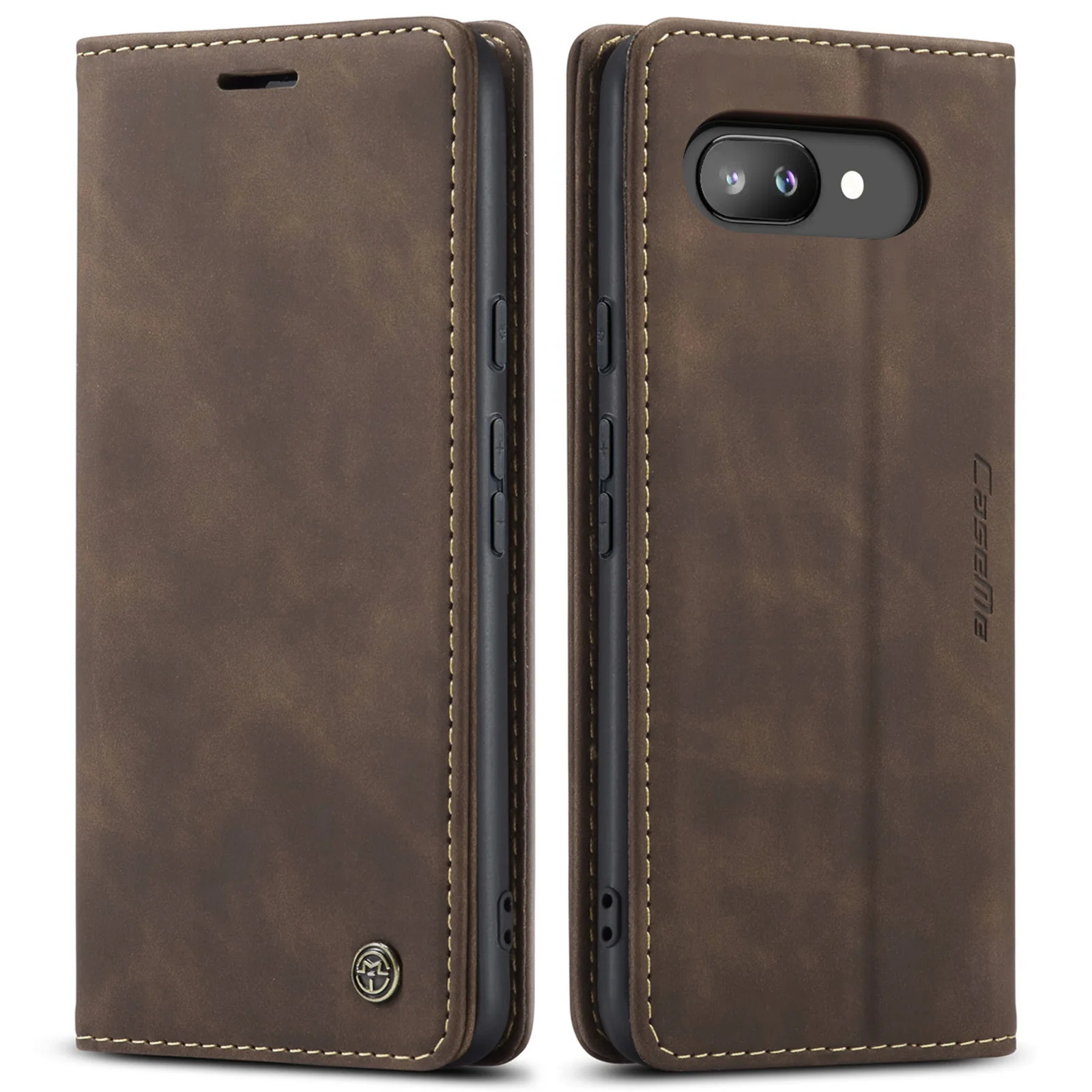 Google Pixel 10a Retro PU Leather Full Protection Flip Cover Case - Image 15