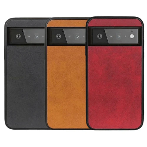 Google Pixel 6 / Pixel 6 Pro Business Style PU Leather Back Cover Case - Image 5