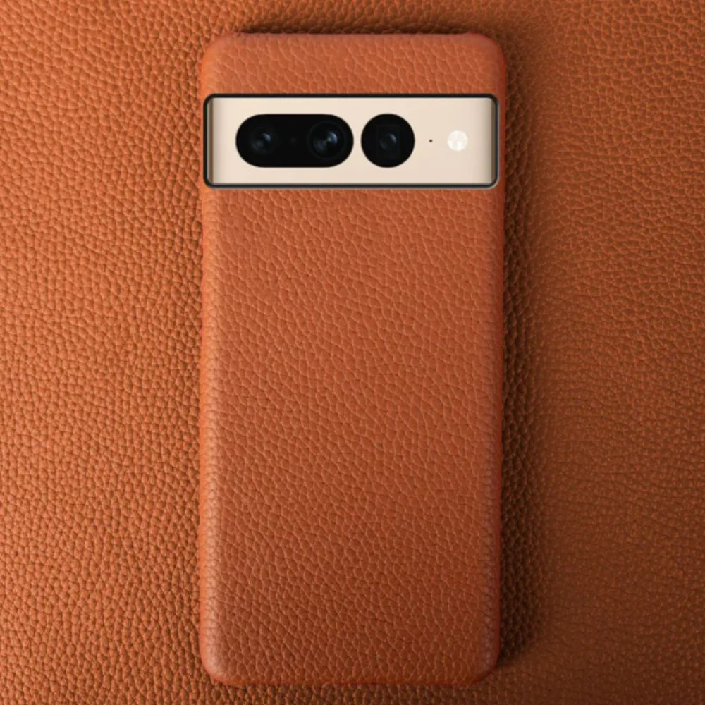 Google Pixel 7/7A/7 Pro - Premium Cowhide Drop Proof Genuine Leather Series Case - Image 10