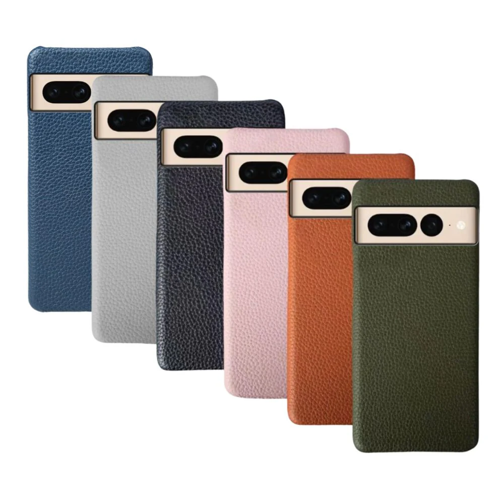 Google Pixel 7/7A/7 Pro - Premium Cowhide Drop Proof Genuine Leather Series Case - Image 2