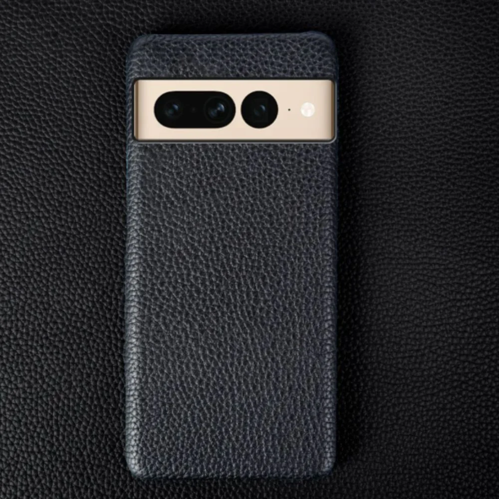 Google Pixel 7/7A/7 Pro - Premium Cowhide Drop Proof Genuine Leather Series Case - Image 8