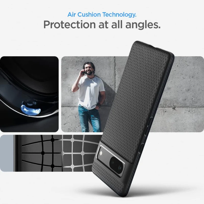 Google Pixel 7 - Shockproof Soft TPU Armor Slim Cover Essentials Series Case - Image 4