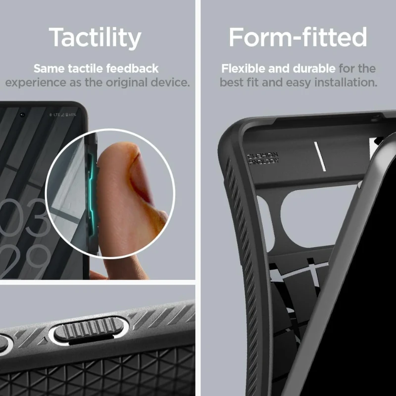 Google Pixel 8 Pro - Shockproof Air Cushion Form Fitted Slim Lightweight Soft TPU Cover Essentials Series Case - Image 6