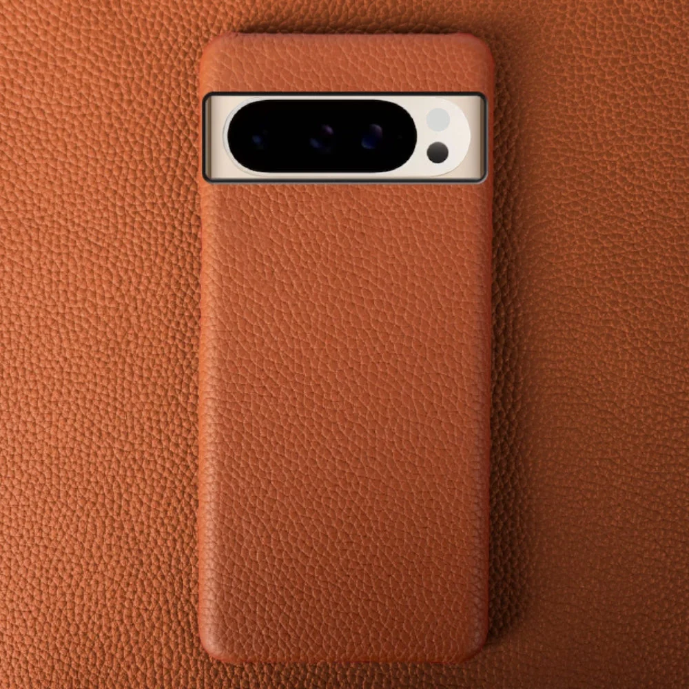 Google Pixel 9/Pro/Pro XL - Premium Cowhide Drop Proof Genuine Leather Series Case - Image 10