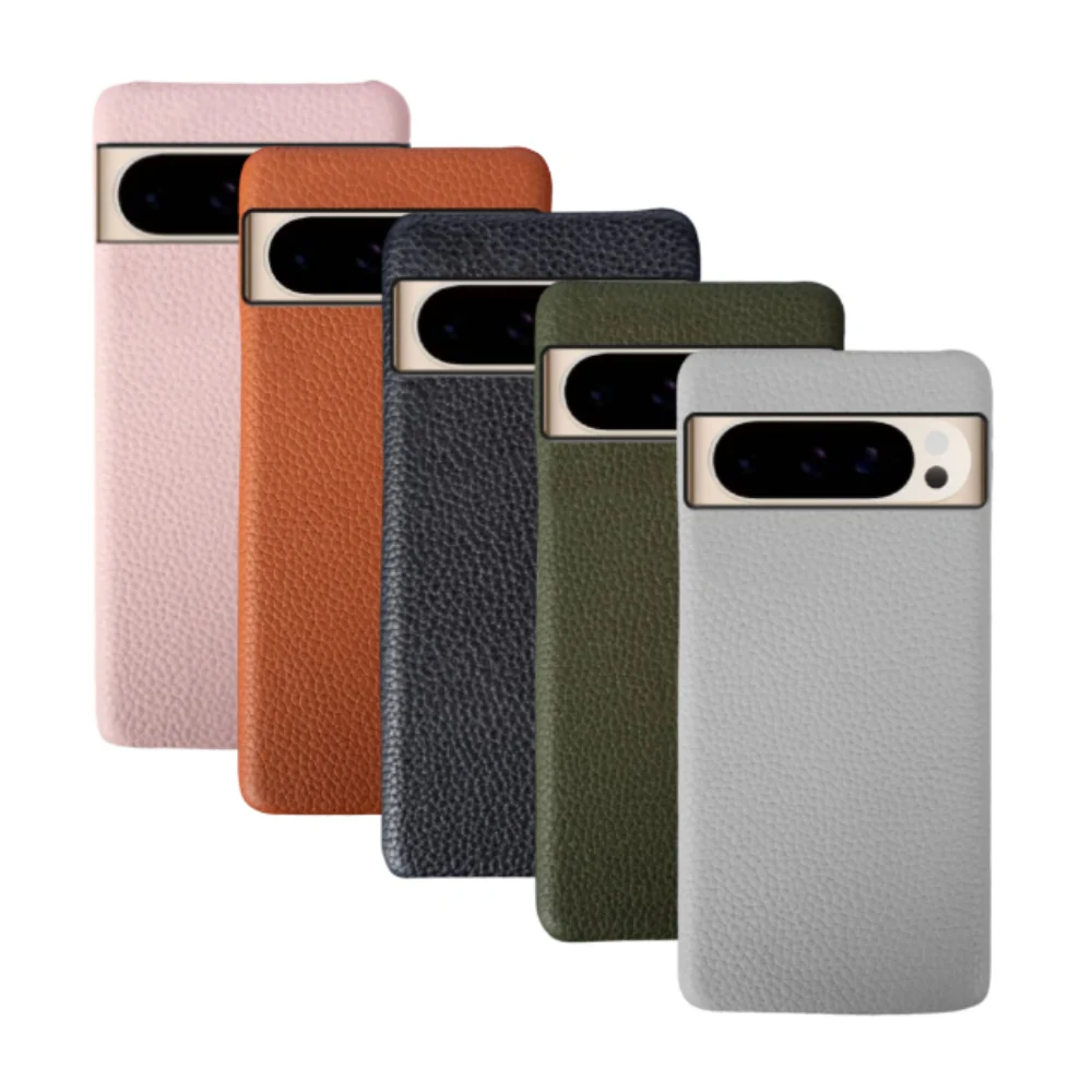 Google Pixel 9/Pro/Pro XL - Premium Cowhide Drop Proof Genuine Leather Series Case - Image 2