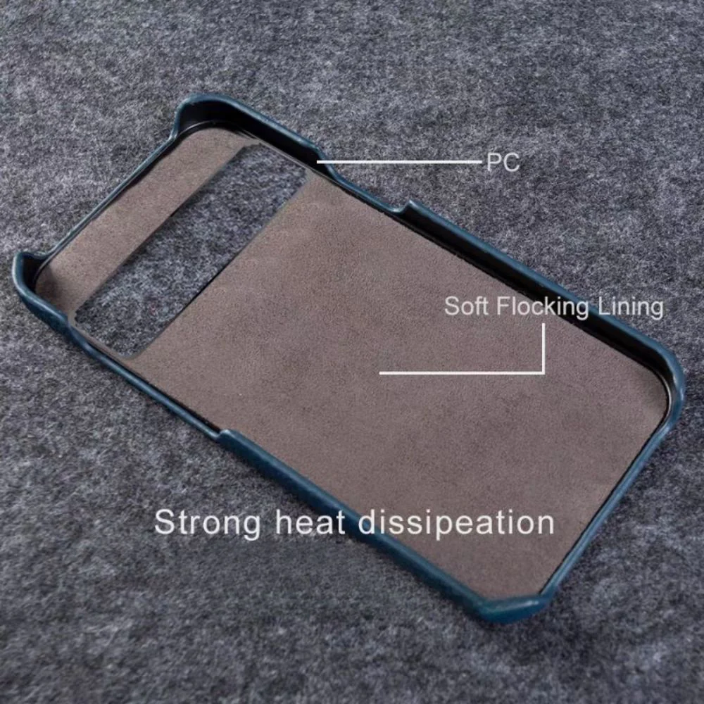 Google Pixel 9/Pro/Pro XL - Premium Cowhide Drop Proof Genuine Leather Series Case - Image 3