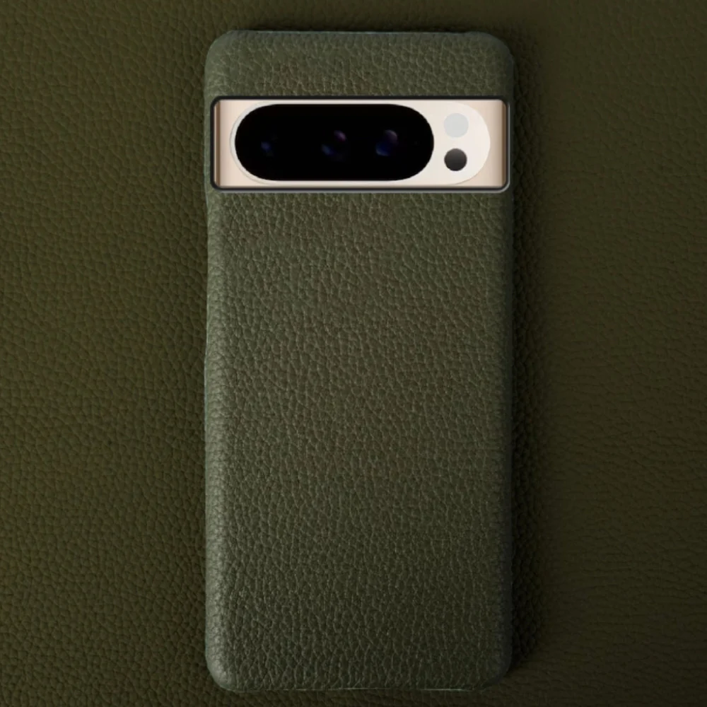 Google Pixel 9/Pro/Pro XL - Premium Cowhide Drop Proof Genuine Leather Series Case - Image 9