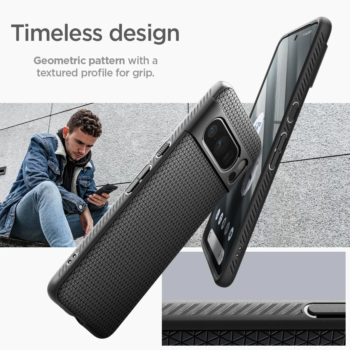 Google Pixel 8 & Pro - Spigen Soft TPU Liquid Silicone Air Armor Essentials Series Case - Image 8