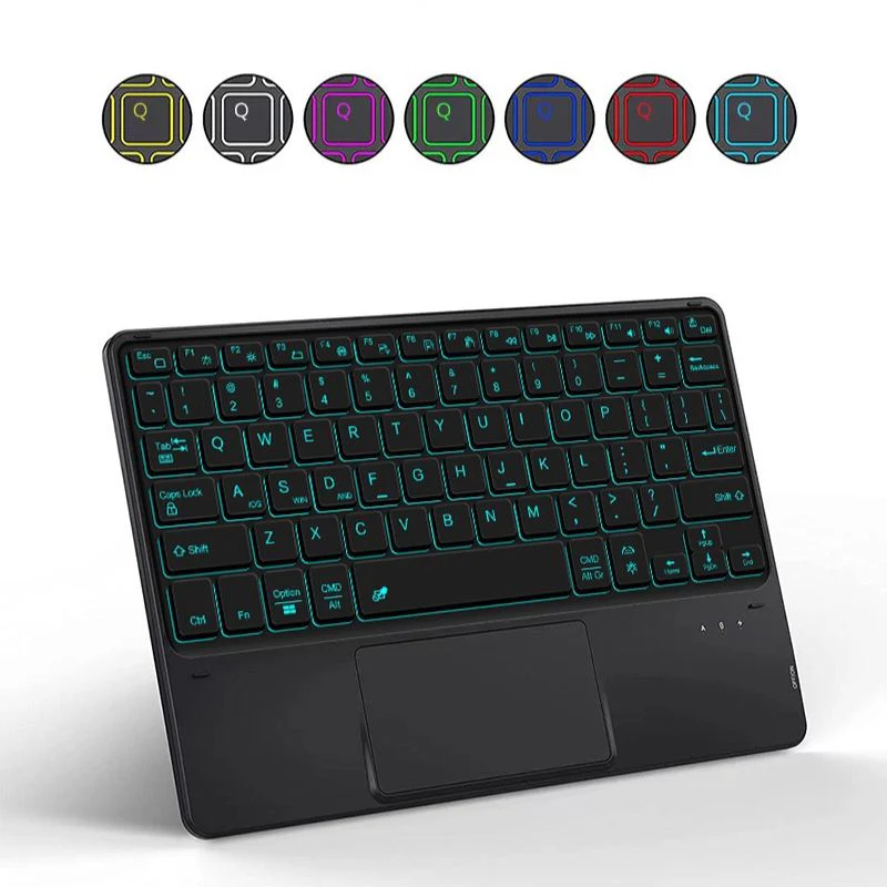 Google Pixel Tablet 2023 11" - PU Leather Magnetic Detachable Wireless Bluetooth Touch Backlit Keyboard Case - Image 2