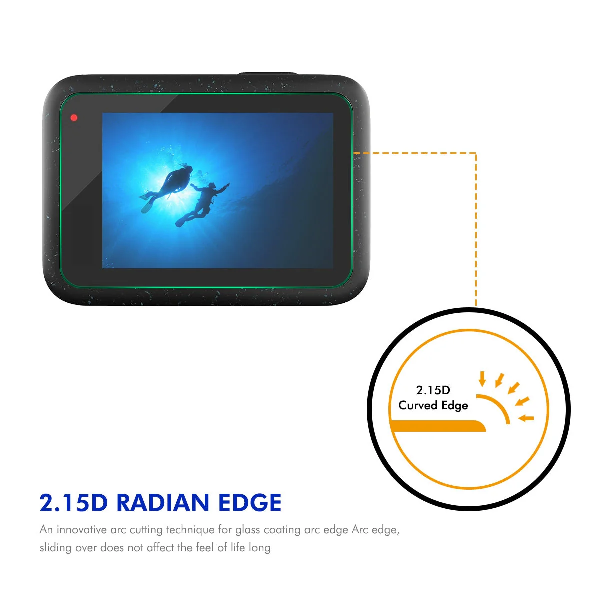 GoPro HERO 13 9H Tempered Glass Screen Protector Front & Back Camera Film - Image 3