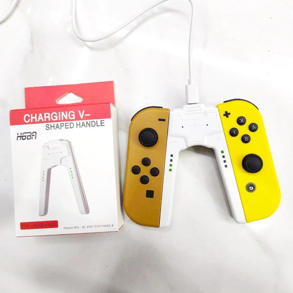 [HNS-017/HNS-B023] Nintendo Switch Joy-Con Charging Grip for Switch OLED Left and Right Controllers - Image 2
