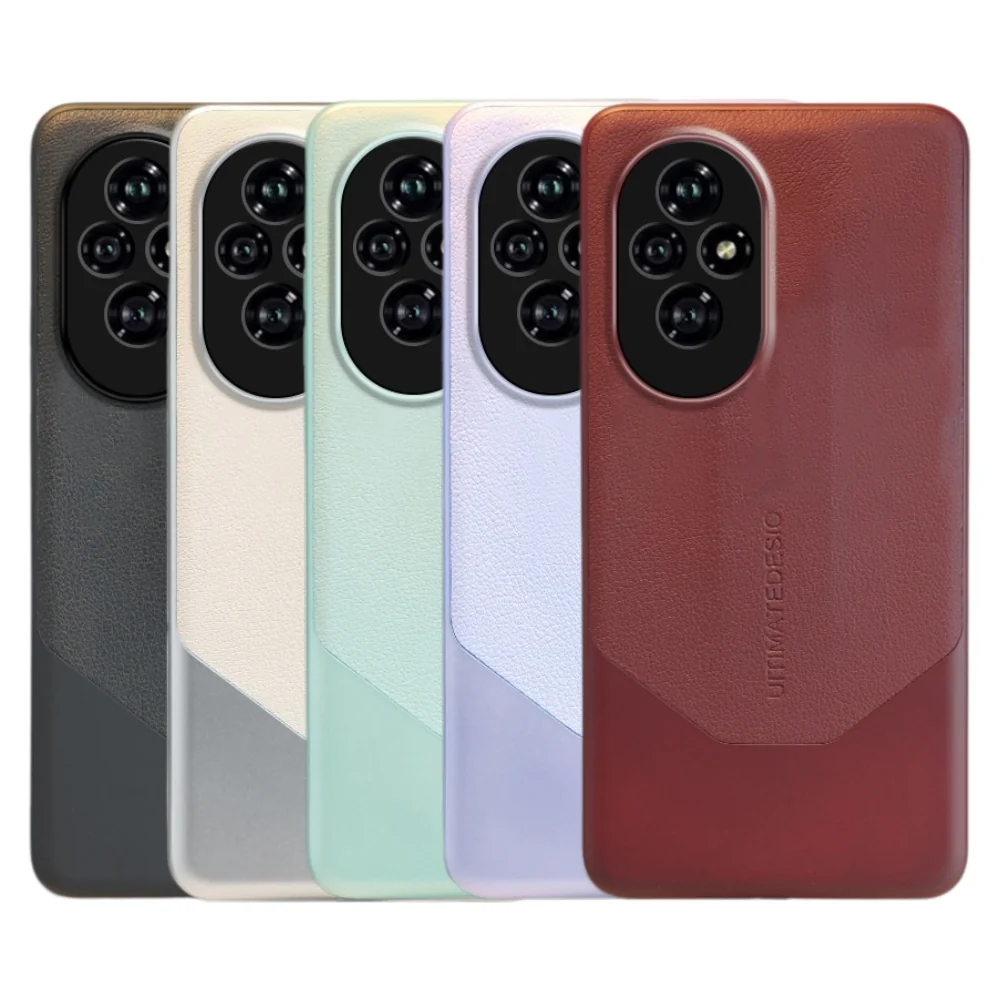 Honor 200/Pro - Matte Leather Full Cover Shockproof Protective Case