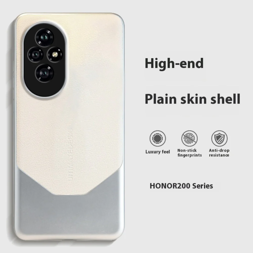 Honor 200/Pro - Matte Leather Full Cover Shockproof Protective Case - Image 3
