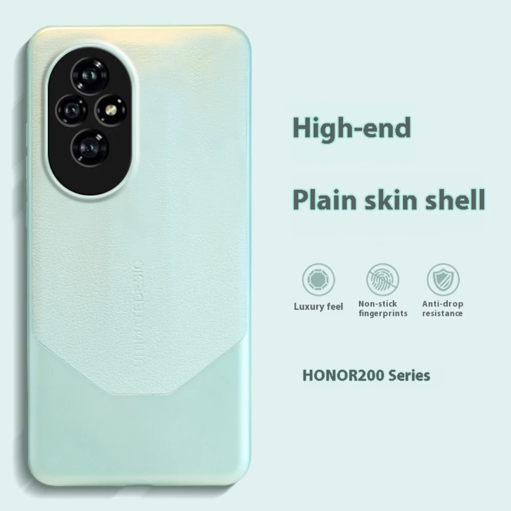 Honor 200/Pro - Matte Leather Full Cover Shockproof Protective Case - Image 4