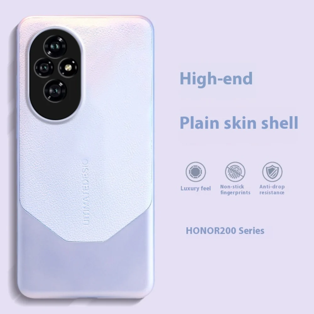 Honor 200/Pro - Matte Leather Full Cover Shockproof Protective Case - Image 5